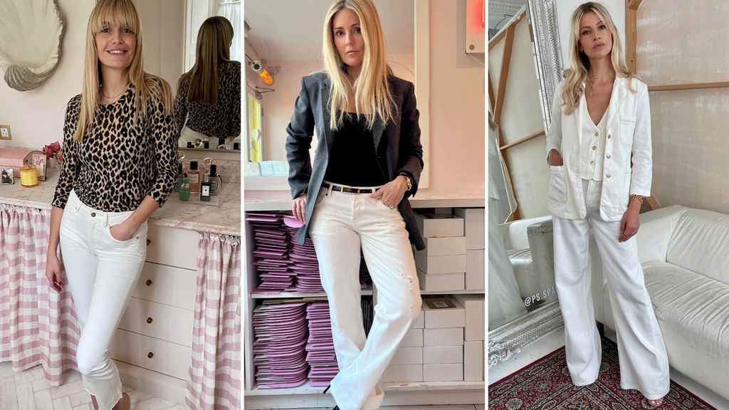 Most flattering white jeans new arrivals