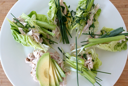 Donna’s Fat-Free Spring Rolls with Lettuce (Gem Lettuce Boats) Recipe