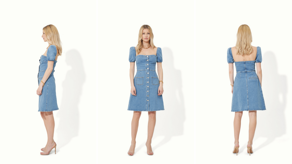 Sweet Like Honey The Must Have Summer Denim Dress Donna Ida