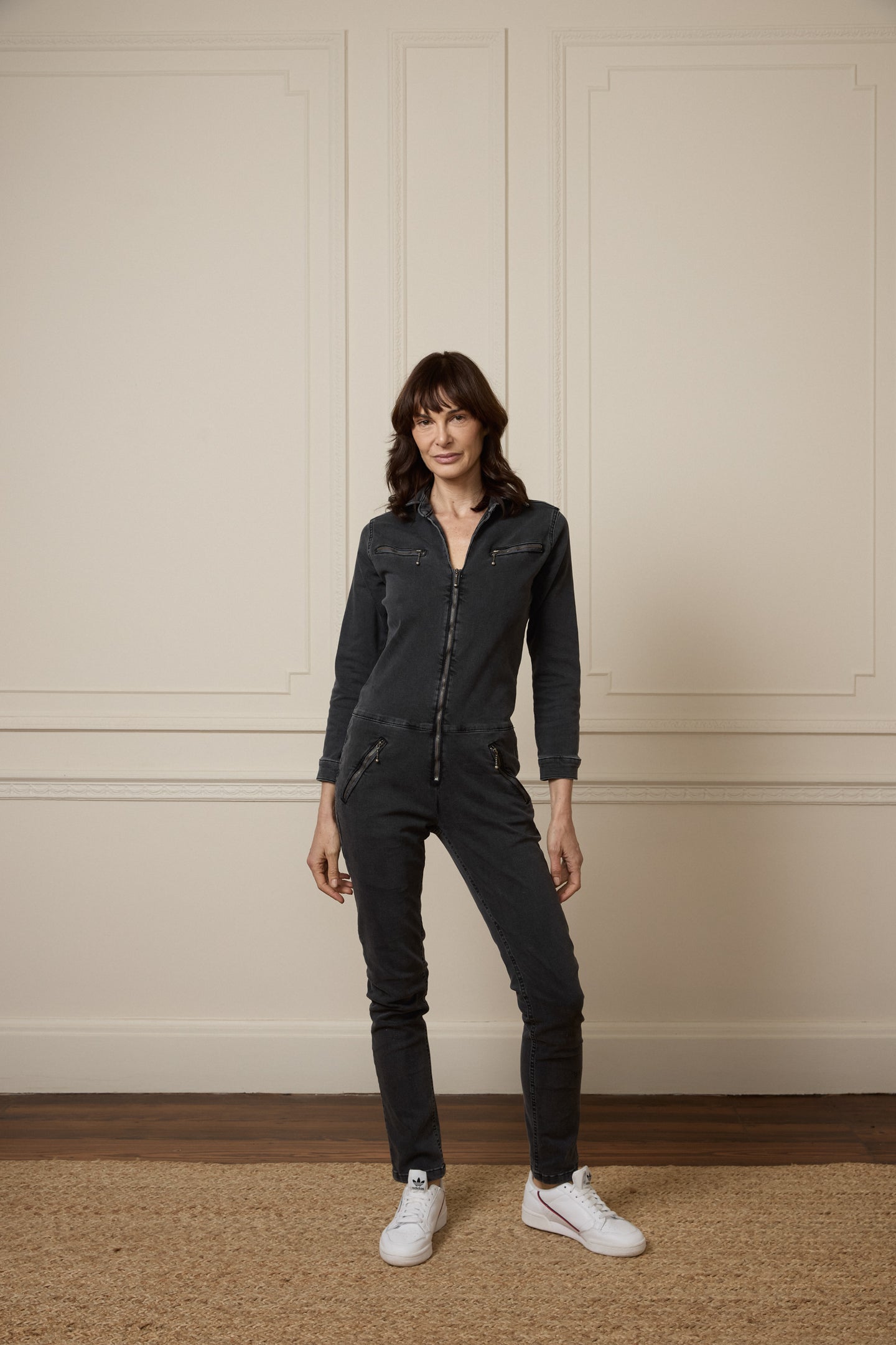    Dolly The Flight Suit - Noir Cord    You are the owner  No changes since you last viewed this file  Some collaborators need access to the file Share  	 flight suit organic denim charcoal grey zip up jumpsuit dolly
