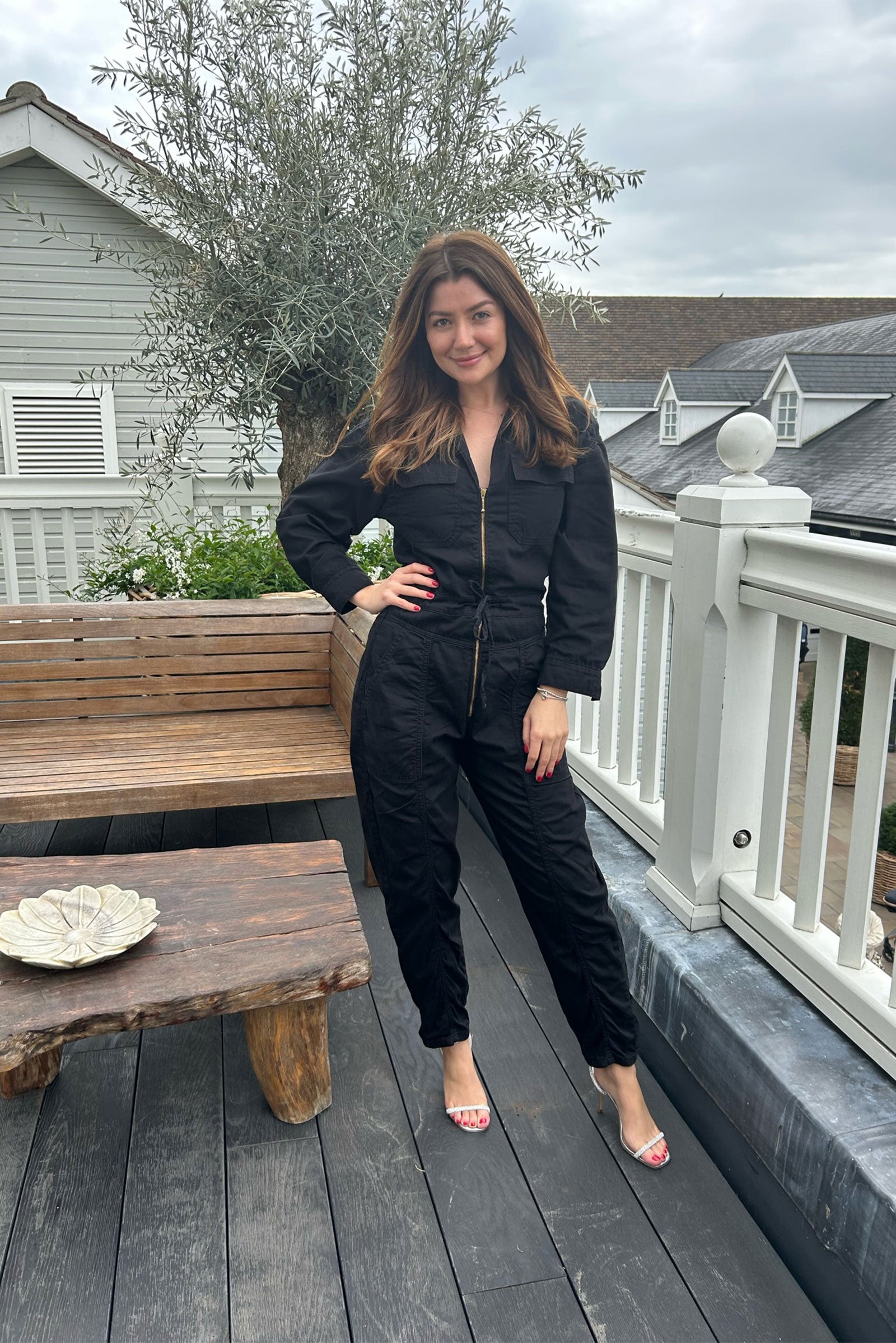 Sheila The Relaxed Drawstring Military Jumpsuit | New York
