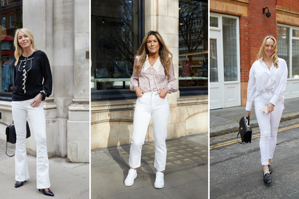 How to Wear White Denim