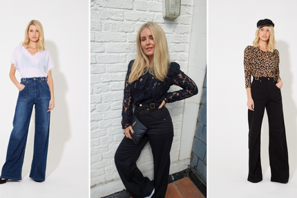 Magical Minnie Flares styled by Trinny Woodall and Vogue Williams