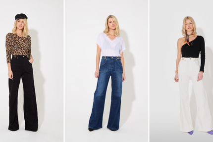How to wear flared jeans with Minnie, the fashionista's favourite