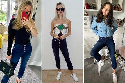 Donna Ida Thornton on how to style Molly the High Top Button Fly Crop Jeans
