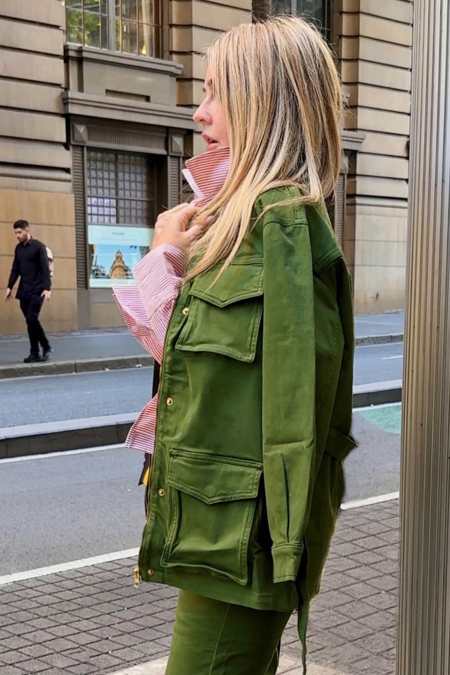 Sweet Safari The Classic Belted Safari Jacket | Deep Olive [Green]