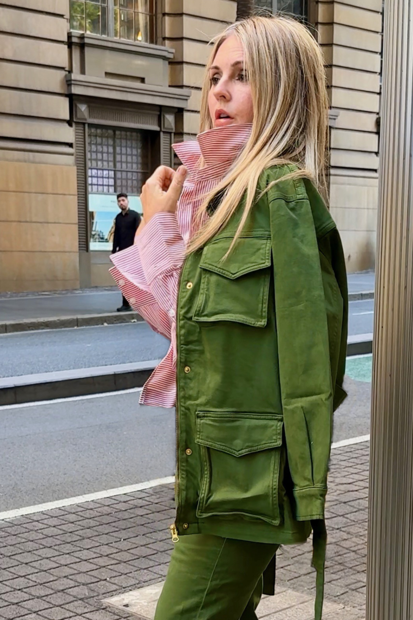 Sweet Safari The Classic Belted Safari Jacket | Deep Olive [Green]