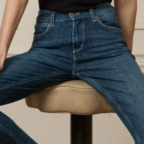 Anais The French Skinny | Ballet Flats [Blue Denim]