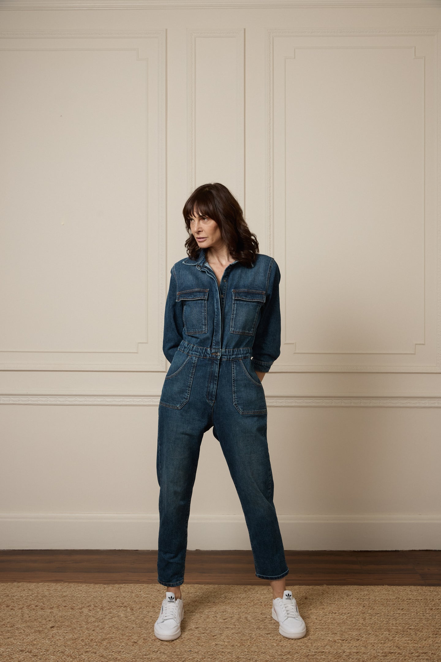 Dusty The Super Downtown Jumpsuit | Classic Dreamer [Dark Blue Denim]