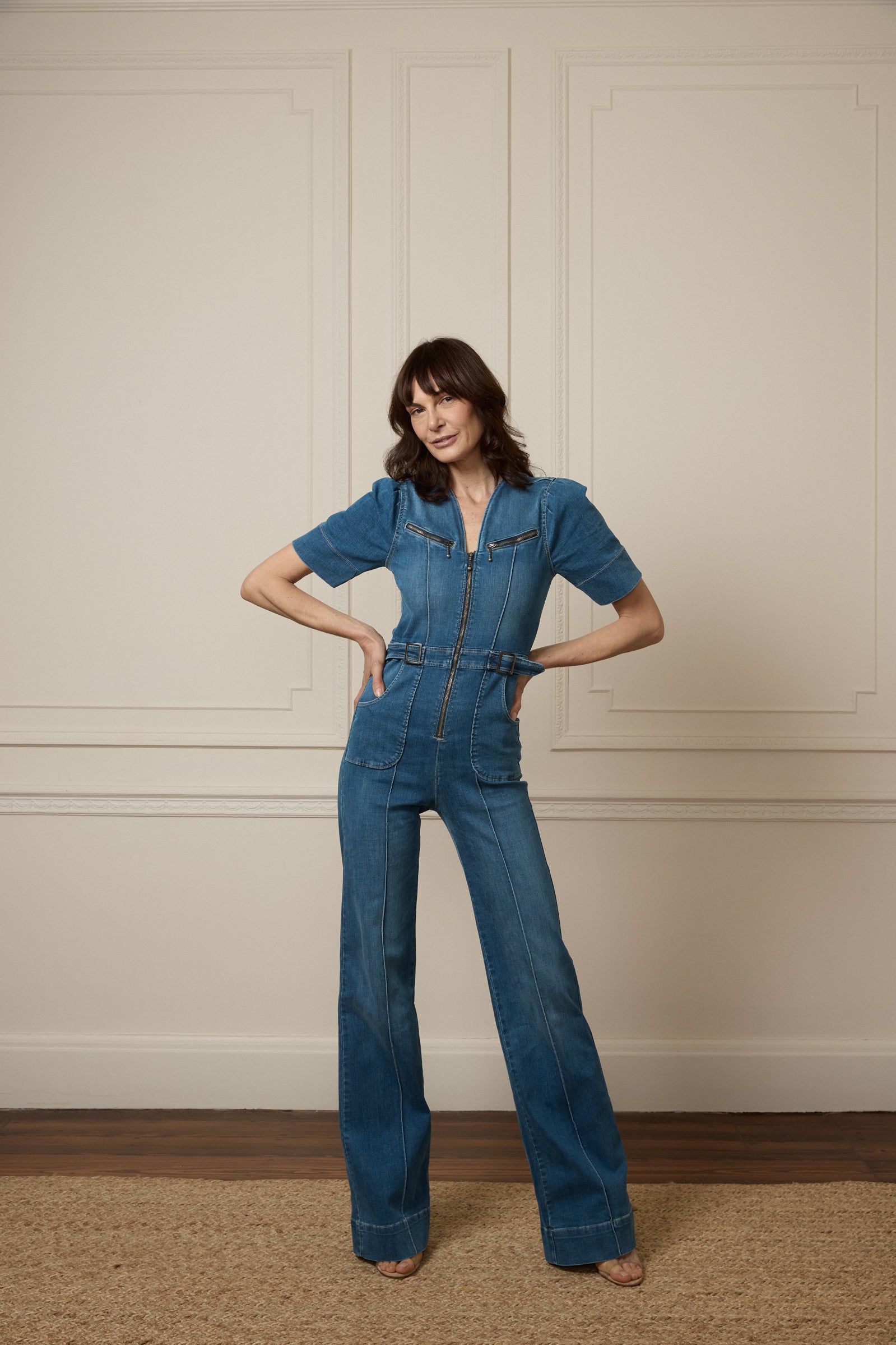 Opal The Softly Curved Jumpsuit | Fawcett Blue