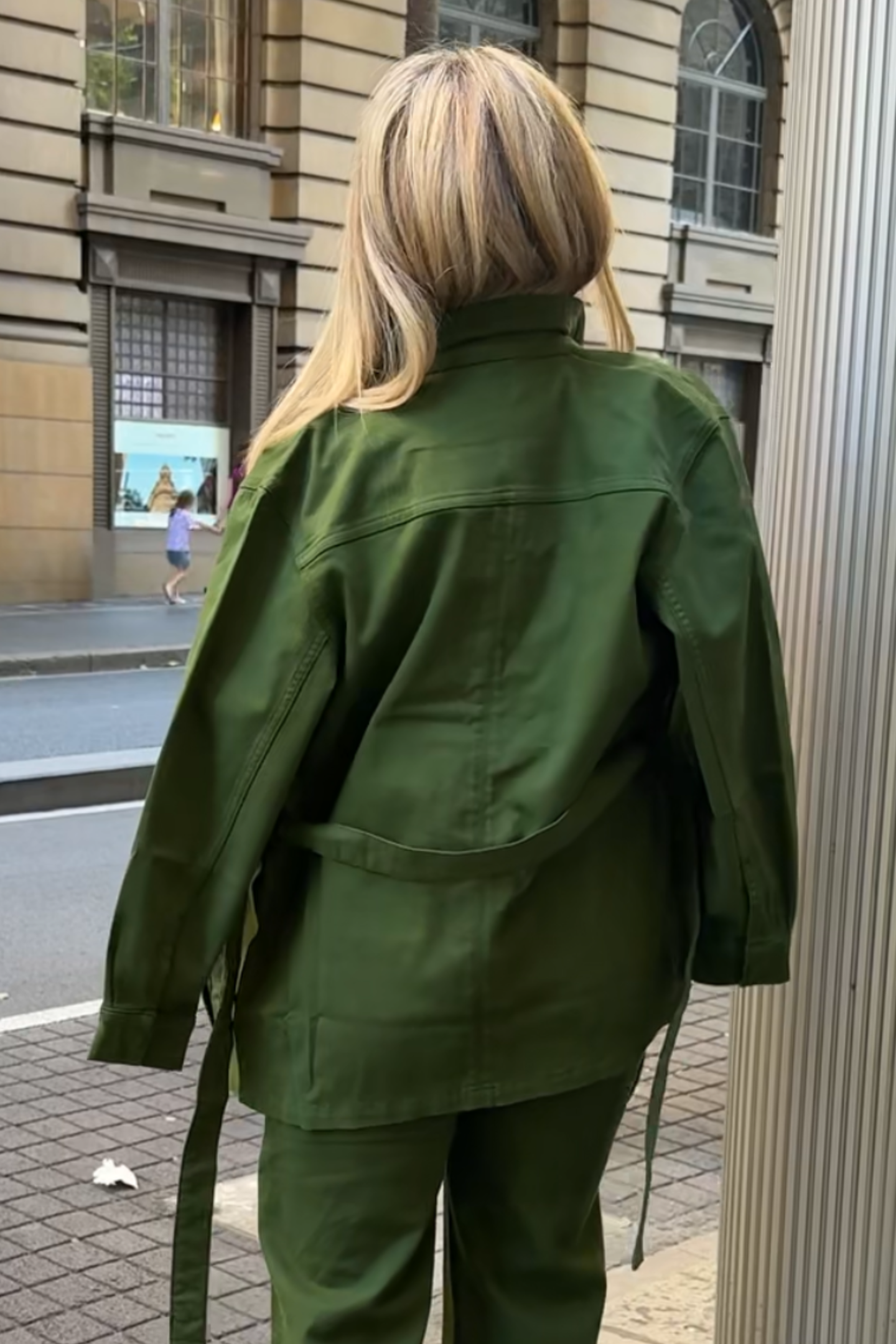 Sweet Safari The Classic Belted Safari Jacket | Deep Olive [Green]