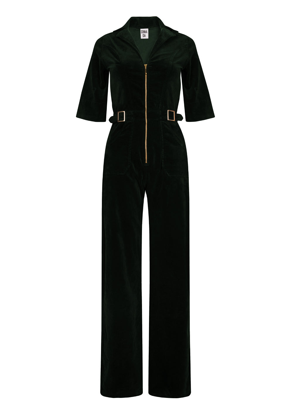 Cassandra The Flared Jumpsuit | In The Forest [Green]