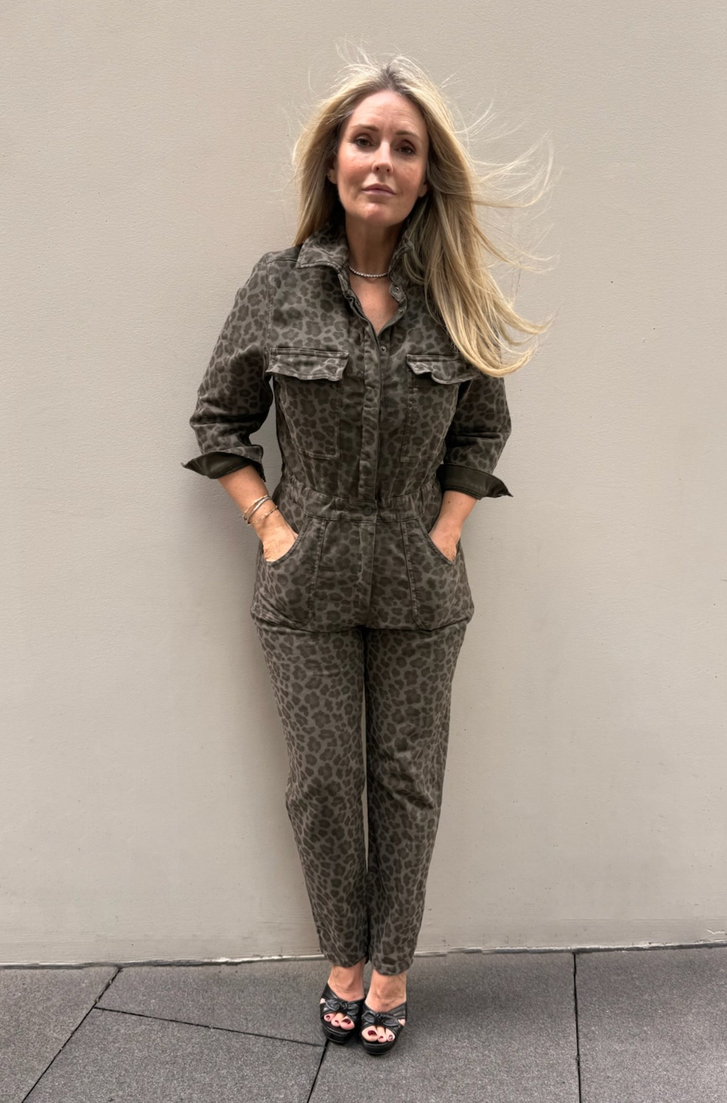 Dusty The Super Downtown Jumpsuit | Dirty Leopard [Camouflage]