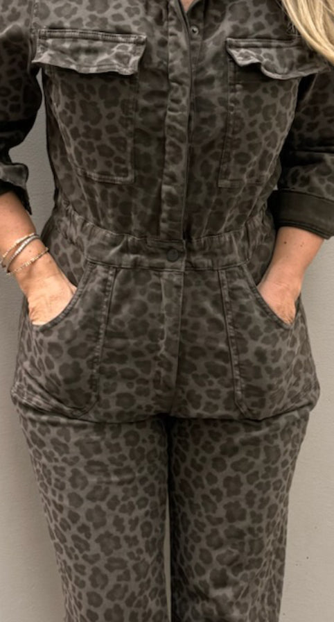 Dusty The Super Downtown Jumpsuit | Dirty Leopard [Camouflage]