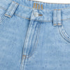 Edith The High Rise Barrel Leg | On The Run [Light Blue Denim]