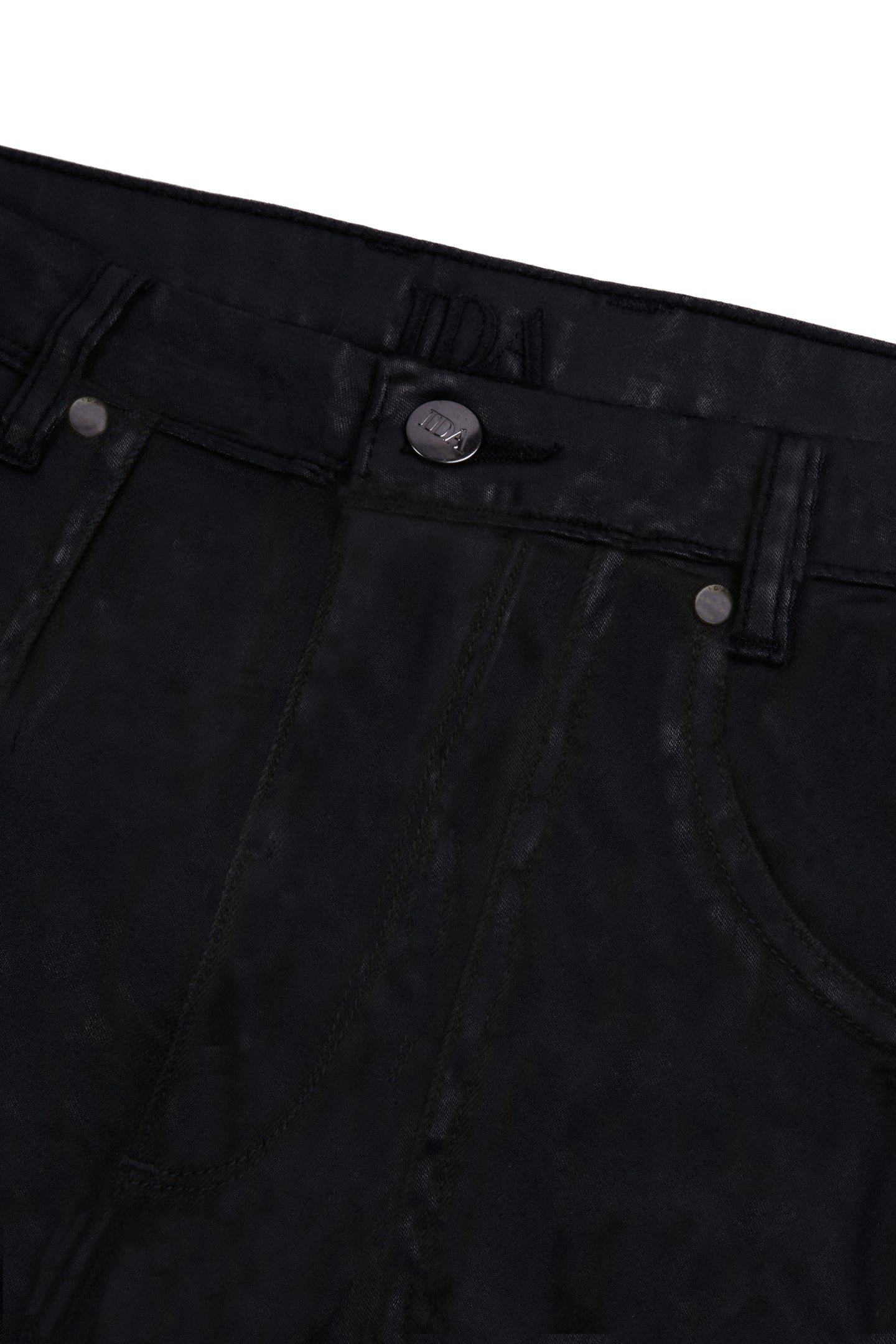 Emilia The Patch Pocket Super Wide Leg Flare | Oil Slick [Black]