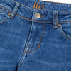 Genevieve The Mid Rise Dramatic Kick Flare | Everlasting Love [Blue Denim]