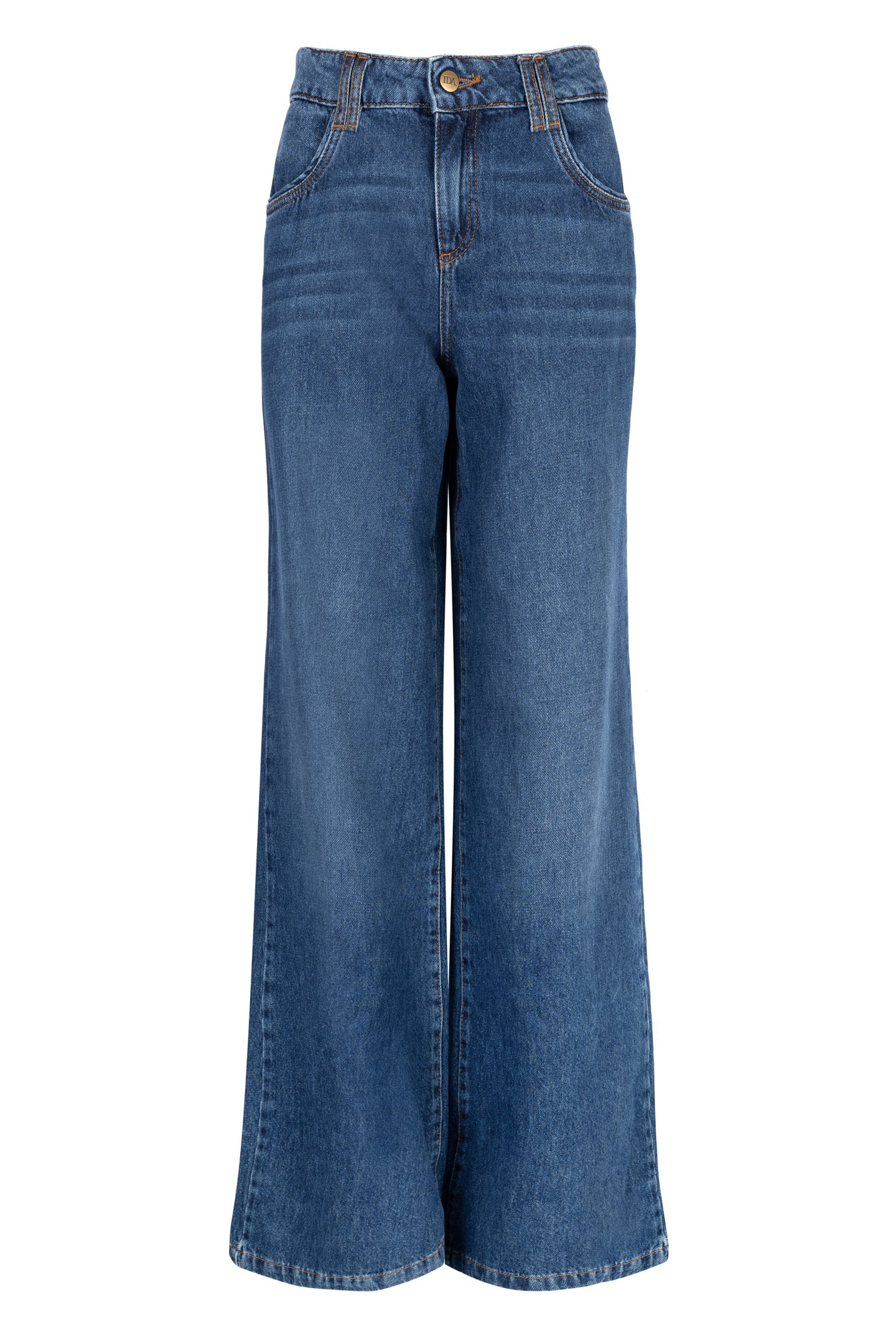 Georgia The Mid Rise Flare | Sunday [Dark Blue Denim]