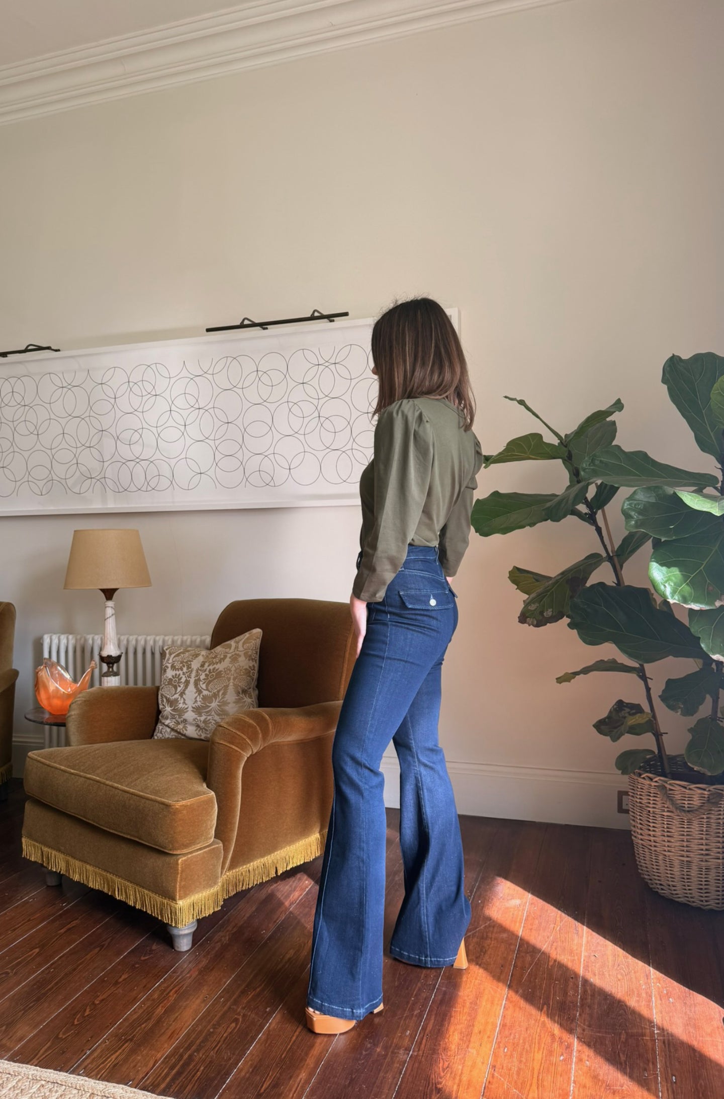 Hope The High Top Patch Pocket Bootcut | Working Girl [Dark Wash]