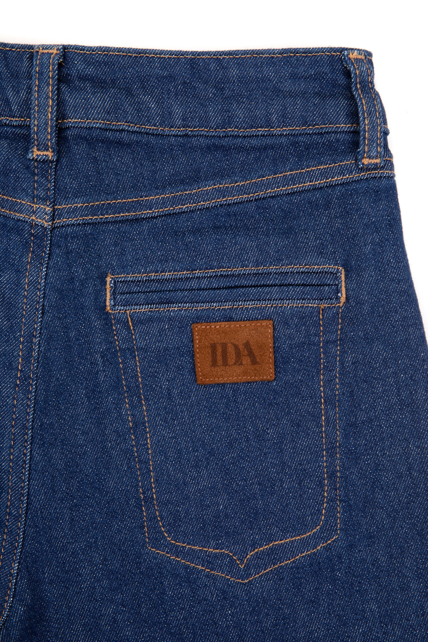 Kate The High Top Patch Pocket Relaxed Wide Leg | Smarter Than You [Blue Denim]