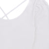 Puff Tee with Criss Cross | Milk [White]