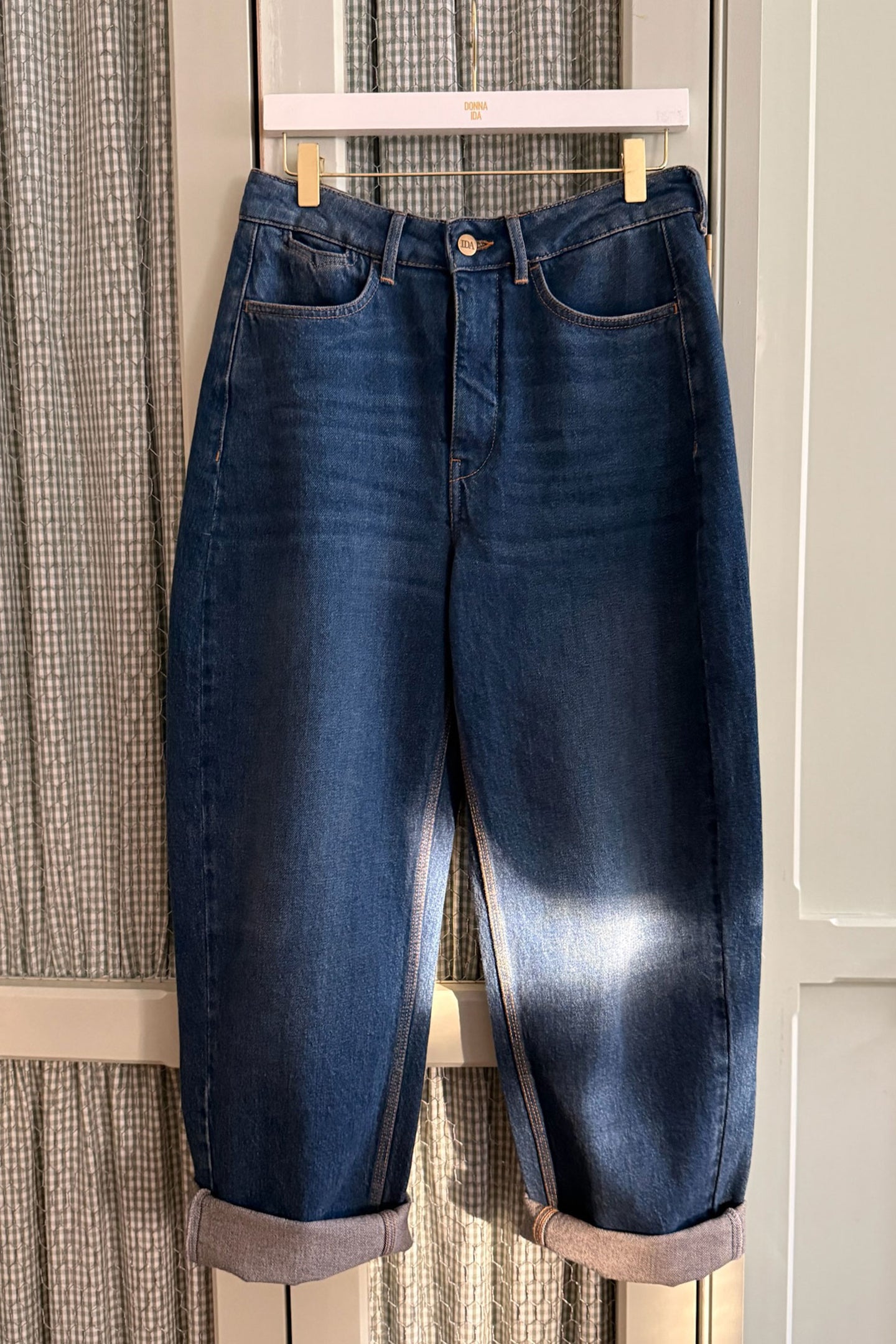 Sissy The Fashion Forward Barrel Leg | Oh Ok Then [Blue Denim]