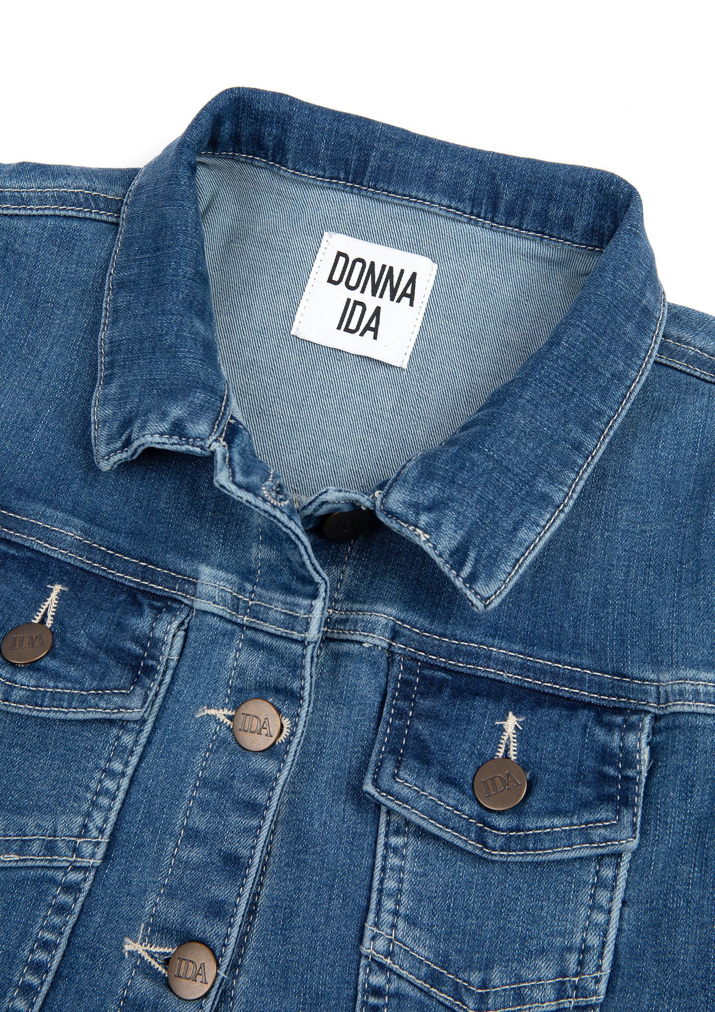 DONNA IDA X SOPHIE STANBURY | Sophie The Nipped In Tailored Jumpsuit | Mad About You [Blue]