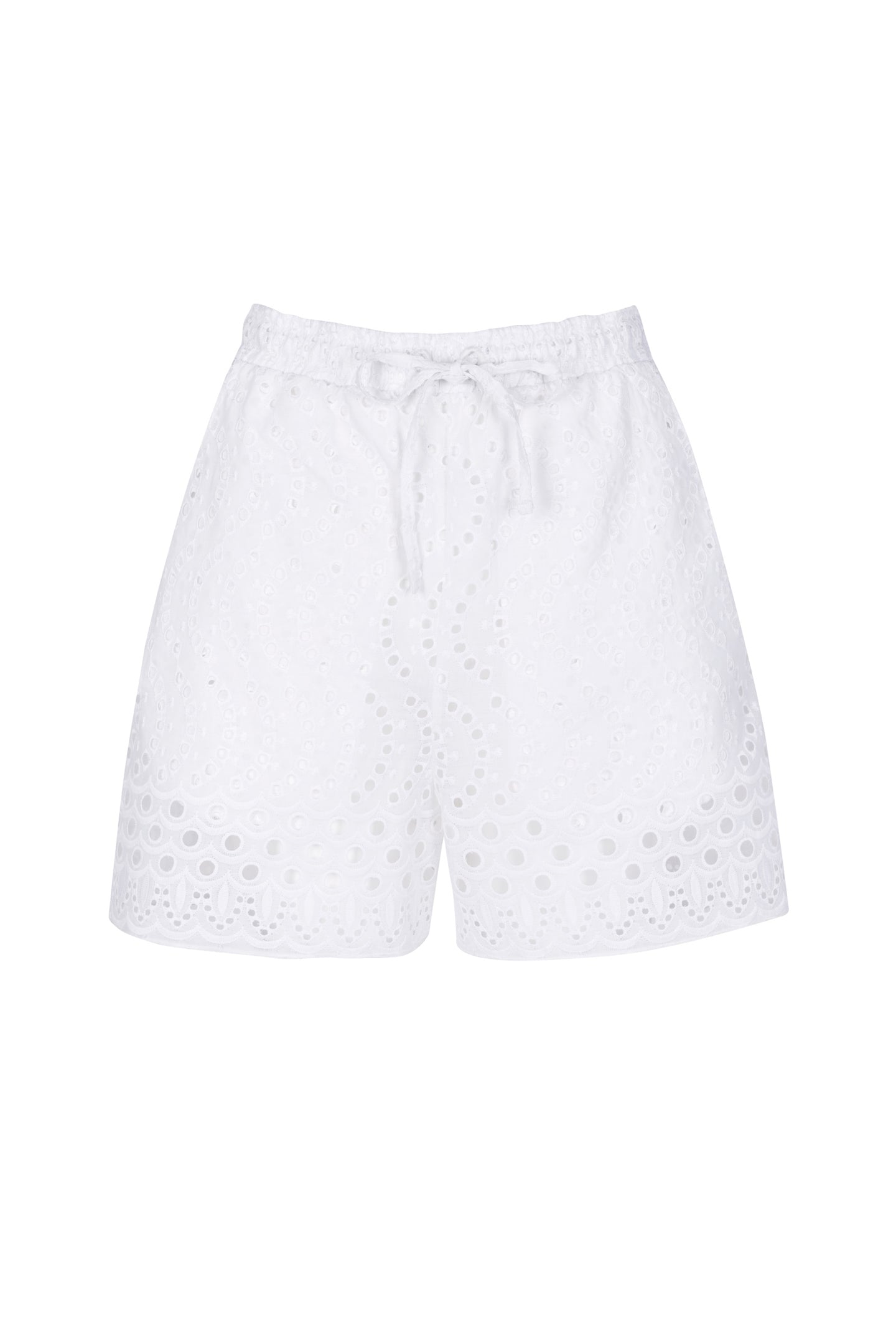 Violet The Draw String Short | Eyes Wide Shut [White]