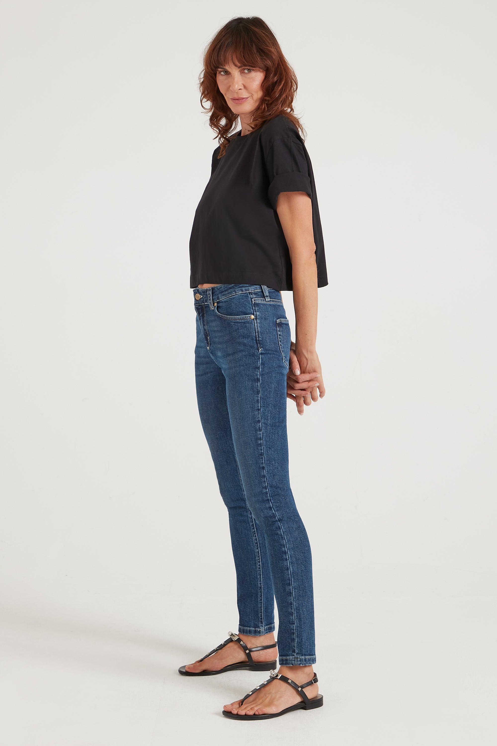 Anais The French Skinny | Ballet Flats [Blue Denim]