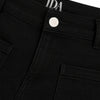 Astrid The Cropped Patch Front Pocket Jean | Blackest [Black Denim]