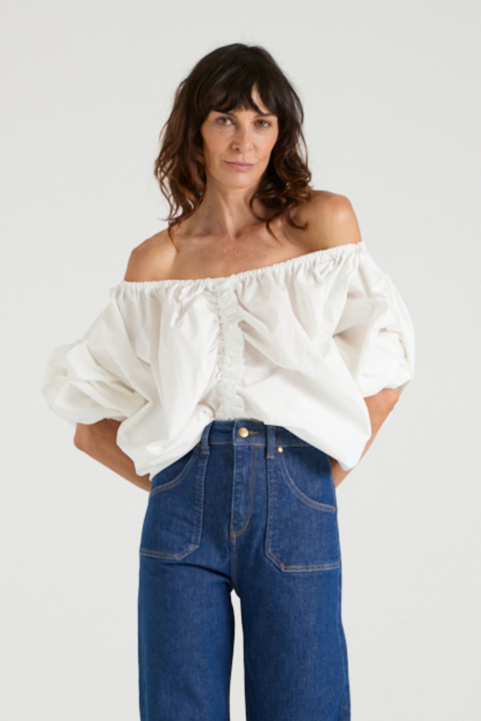 The Aurora Top | Milk [White]