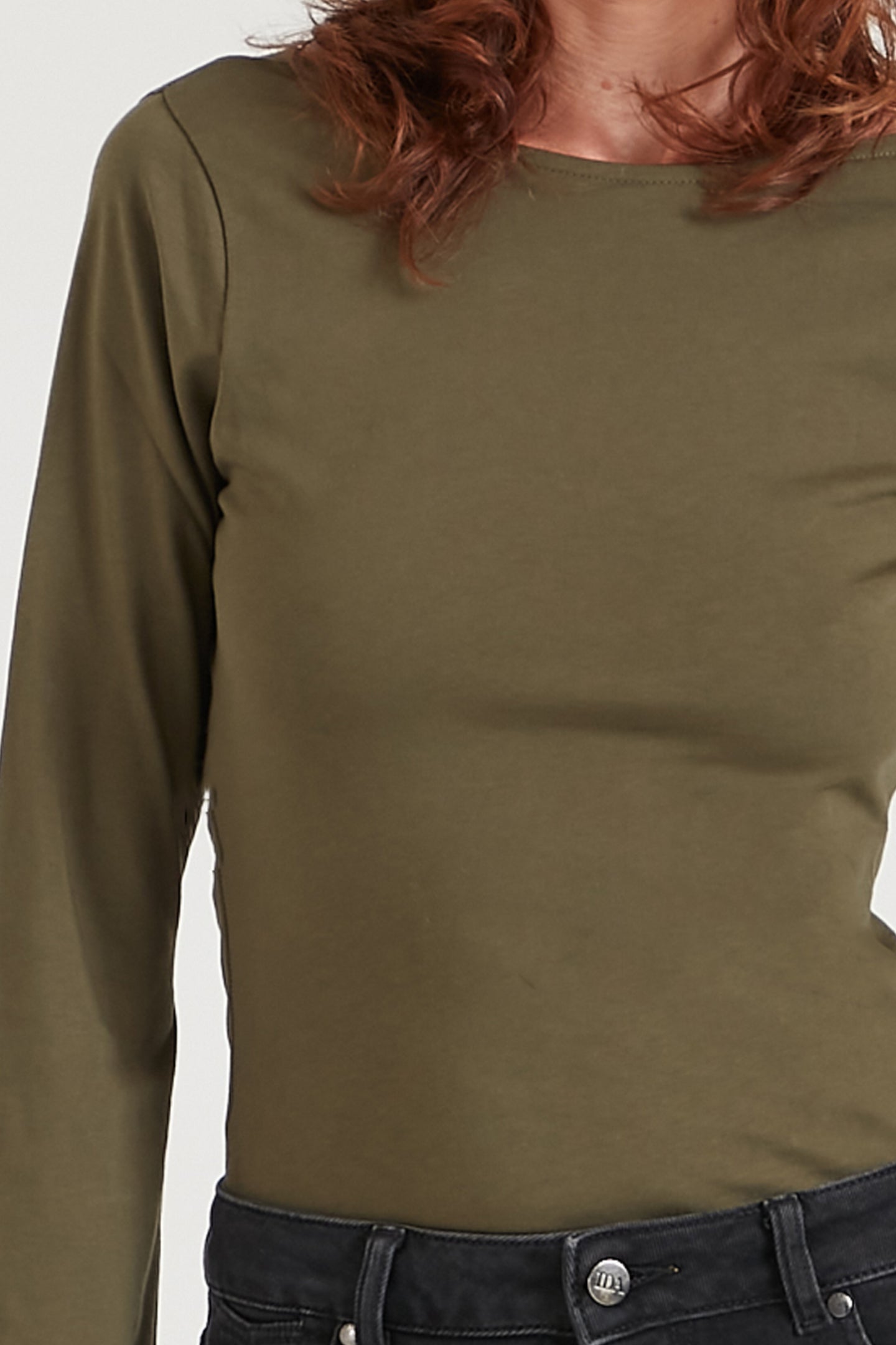 The Backless Double Drape | Khaki [Green]