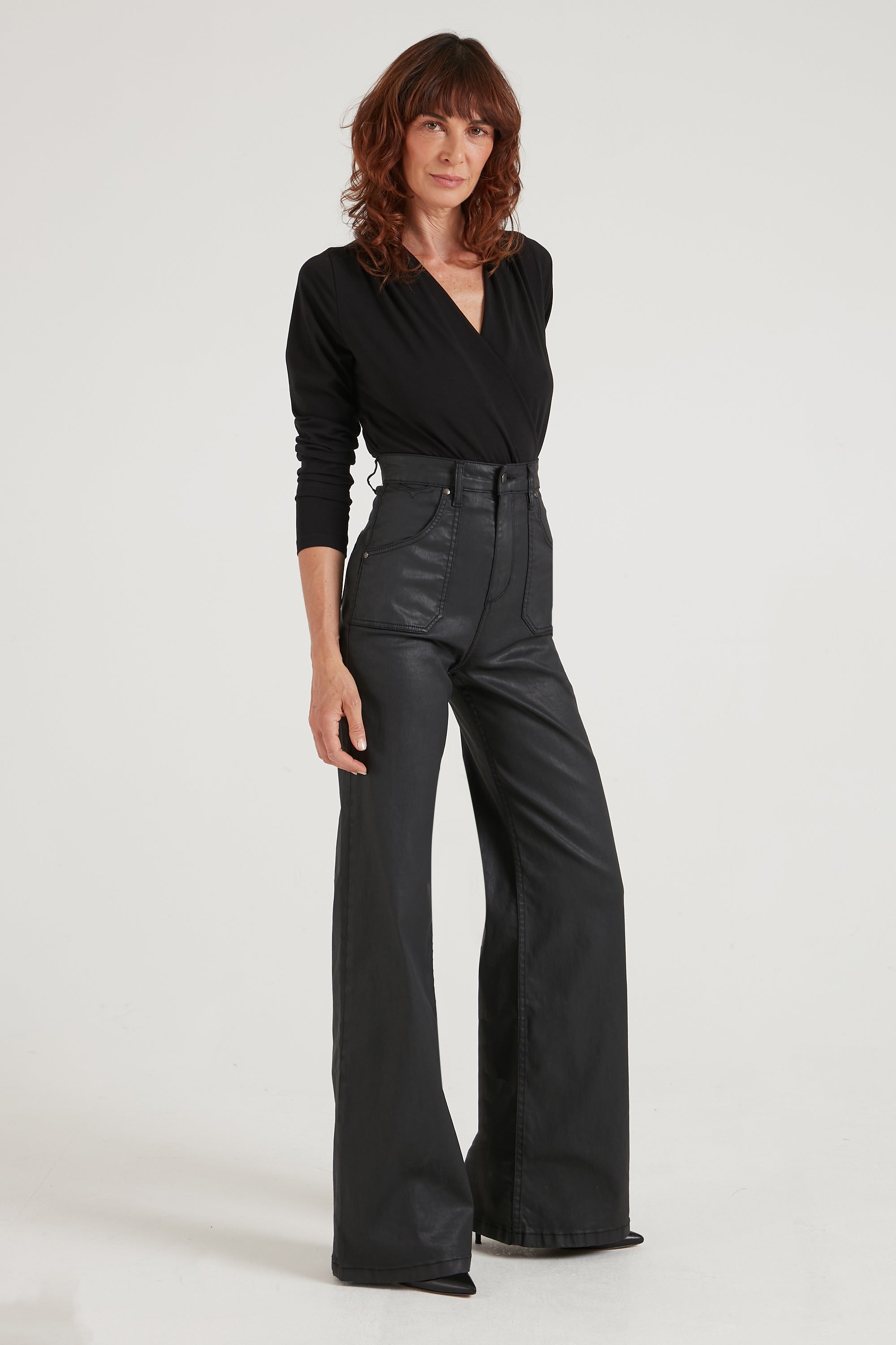 The Cross Over Bodysuit | Noir [Black]