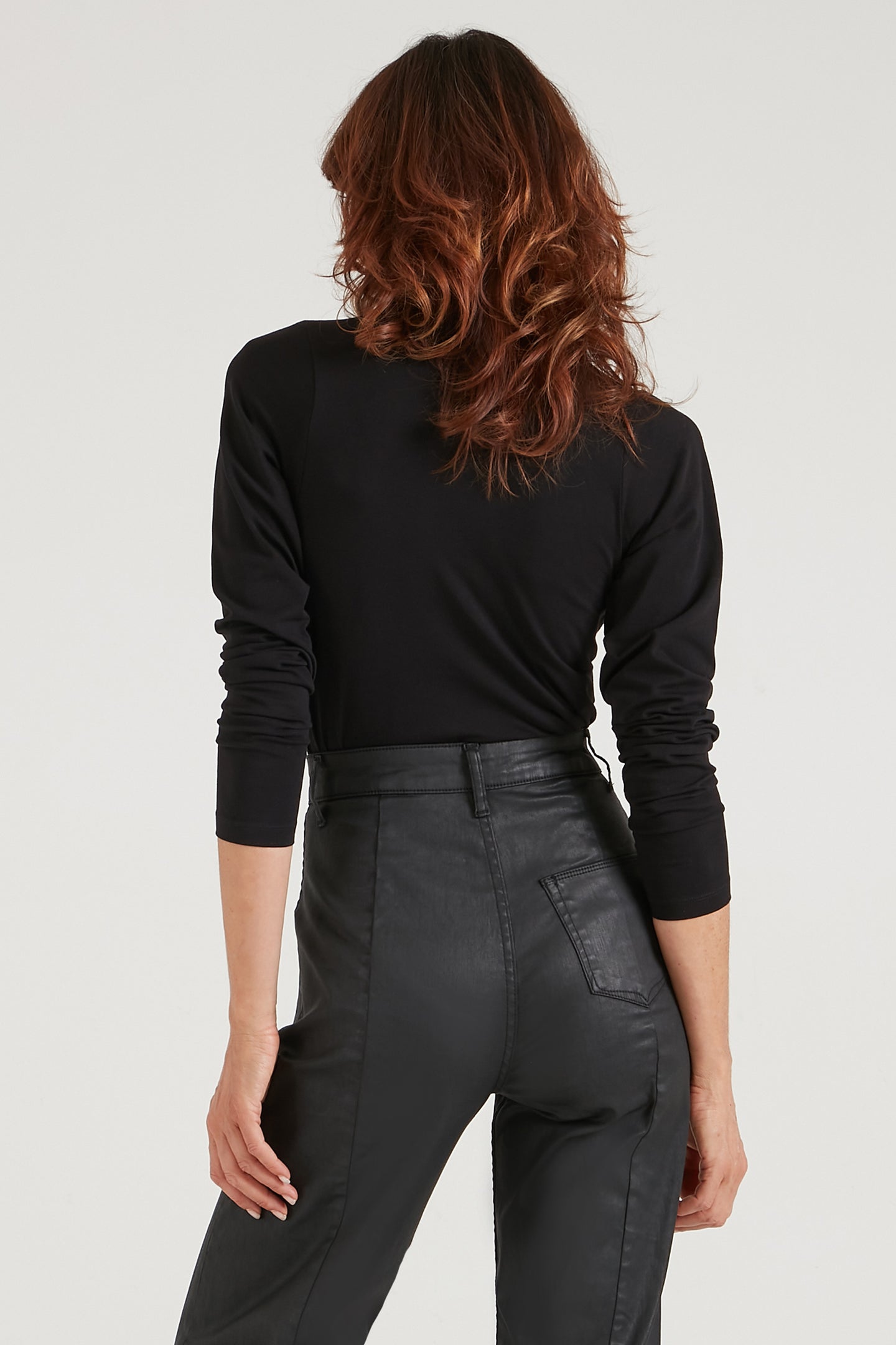 The Cross Over Bodysuit | Noir [Black]