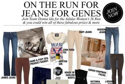 Want To Win All This? Join Team Donna Ida and Run the Adidas 5K for Jeans for Genes