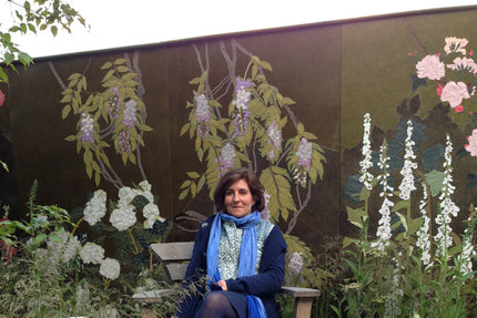 Susannah Hunter at the Chelsea Flower Show