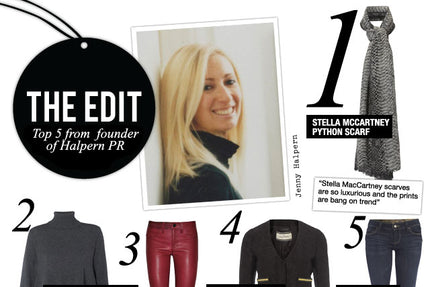 Jenny Halpern's Top 5