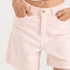 Brigette The Tailored City Shorts | Shell Pink [Pink Denim]