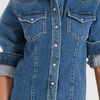 City Slicker The Tailored Western Shirt | My Side [Blue Denim]