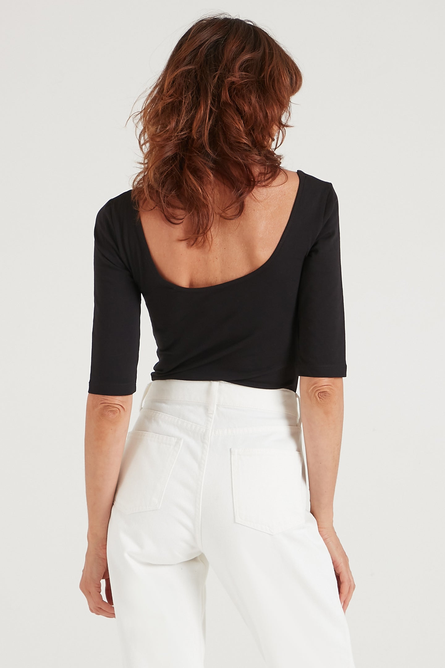 The Criss Cross Ballet Top | Noir [Black]