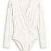 The Crossover Bodysuit | Milk [White]