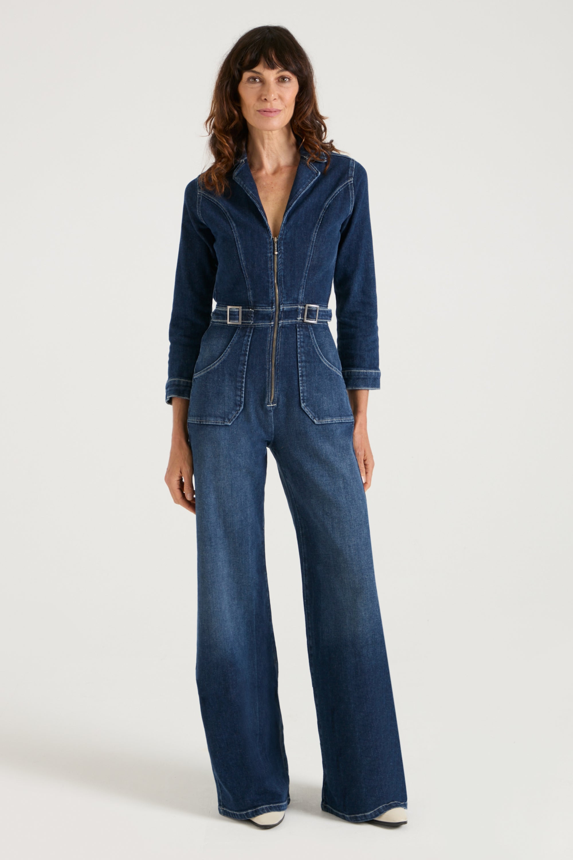 Daphne The Long Sleeved Cassandra | When Night Fell [Dark Blue Denim]
