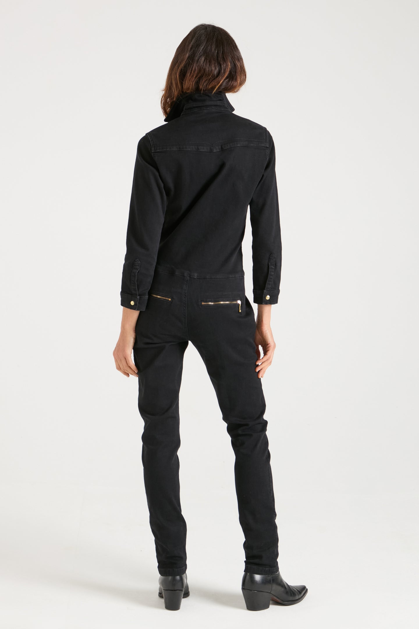 Dolly The Flight Suit | Dark Days [Black Denim]