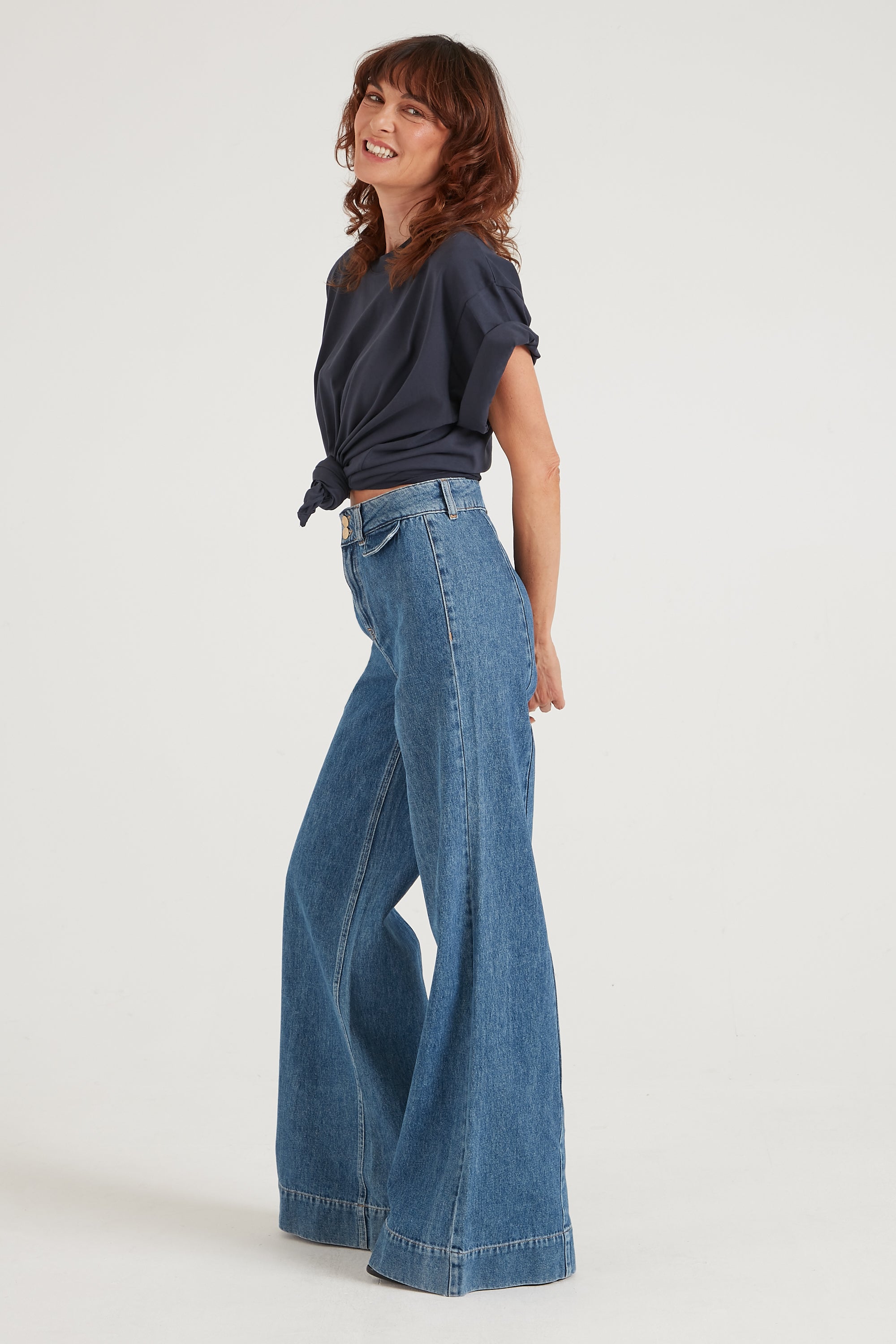 Emerald The Flippy Coin Pocket Super Flare | Modernista [Blue Denim]