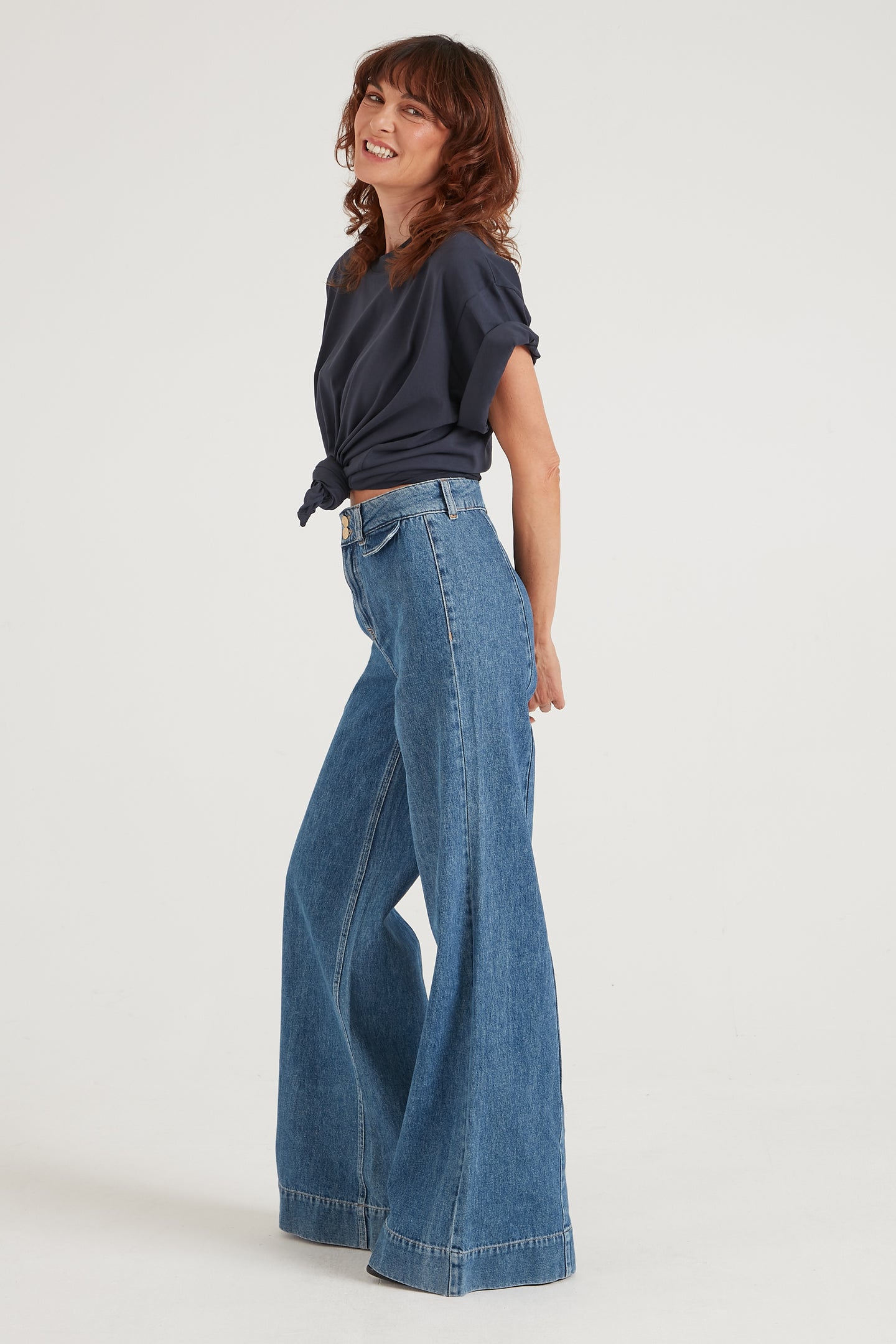 Emerald The Flippy Coin Pocket Super Flare | Modernista [Blue Denim]
