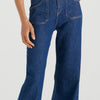 Emilia The Patch Pocket Super Wide Leg Flare | Smarter Than You [Blue Denim]