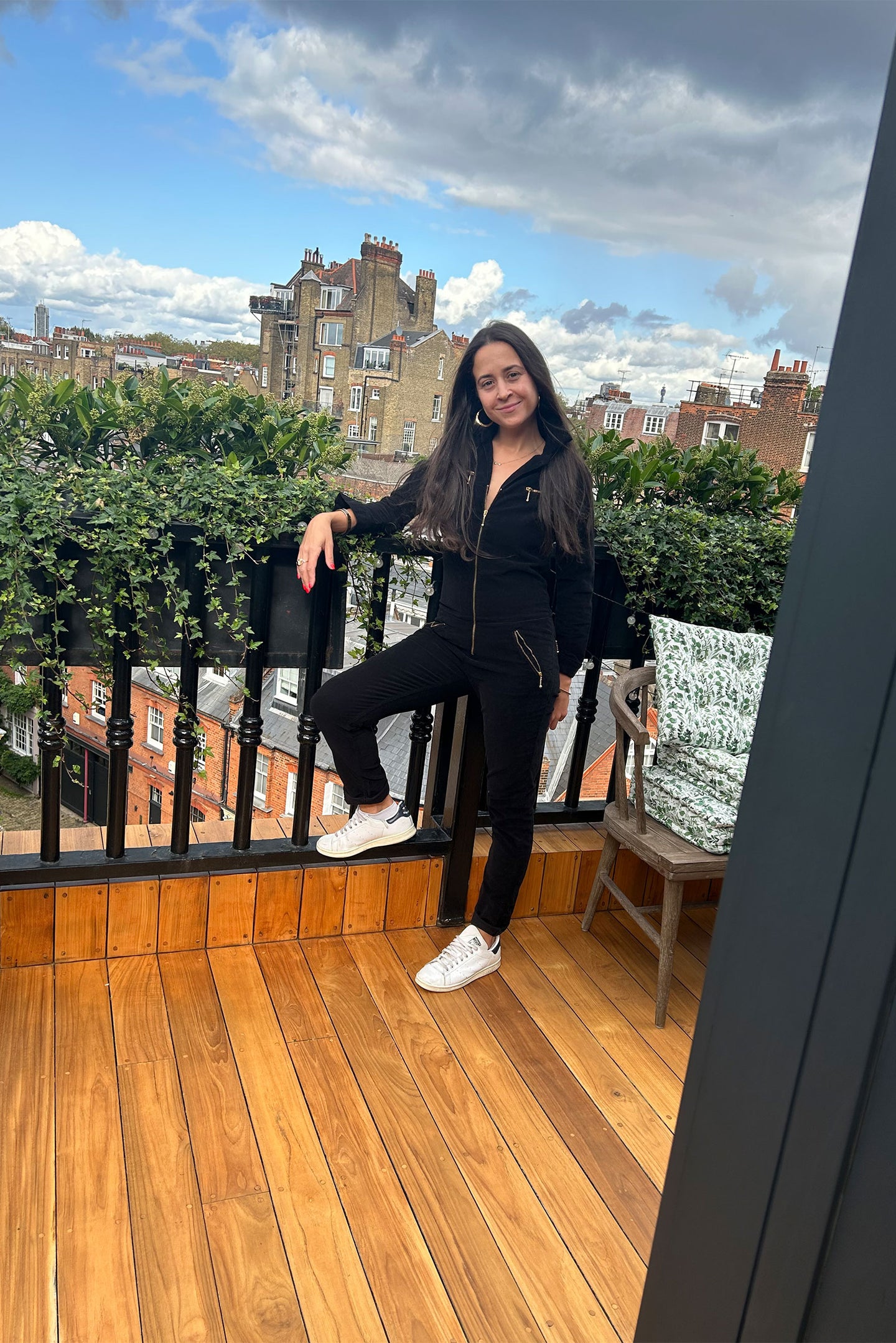 flight suit black corduroy zip up jumpsuit dolly