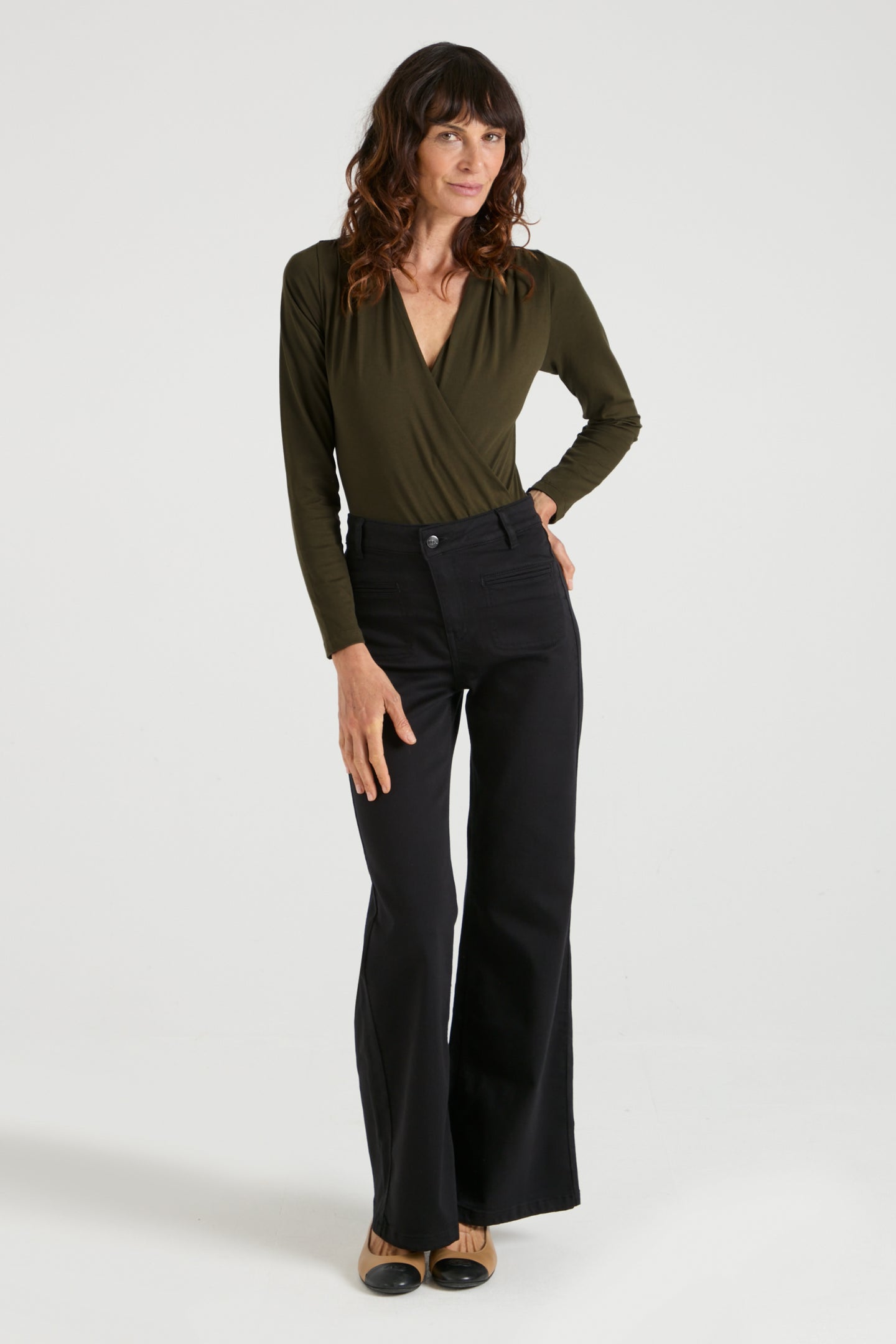 The Crossover Bodysuit | Forest [Dark Green]