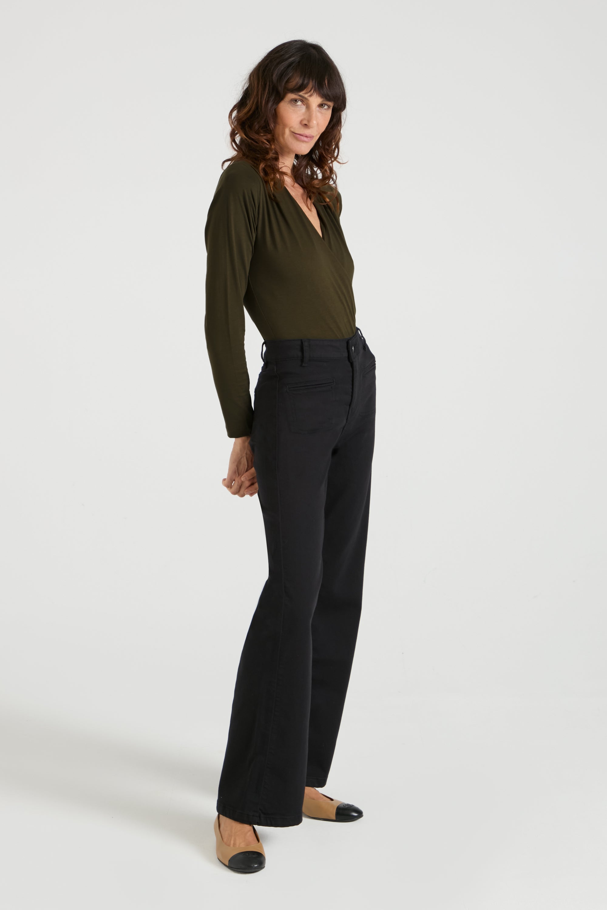 The Crossover Bodysuit | Forest [Dark Green]