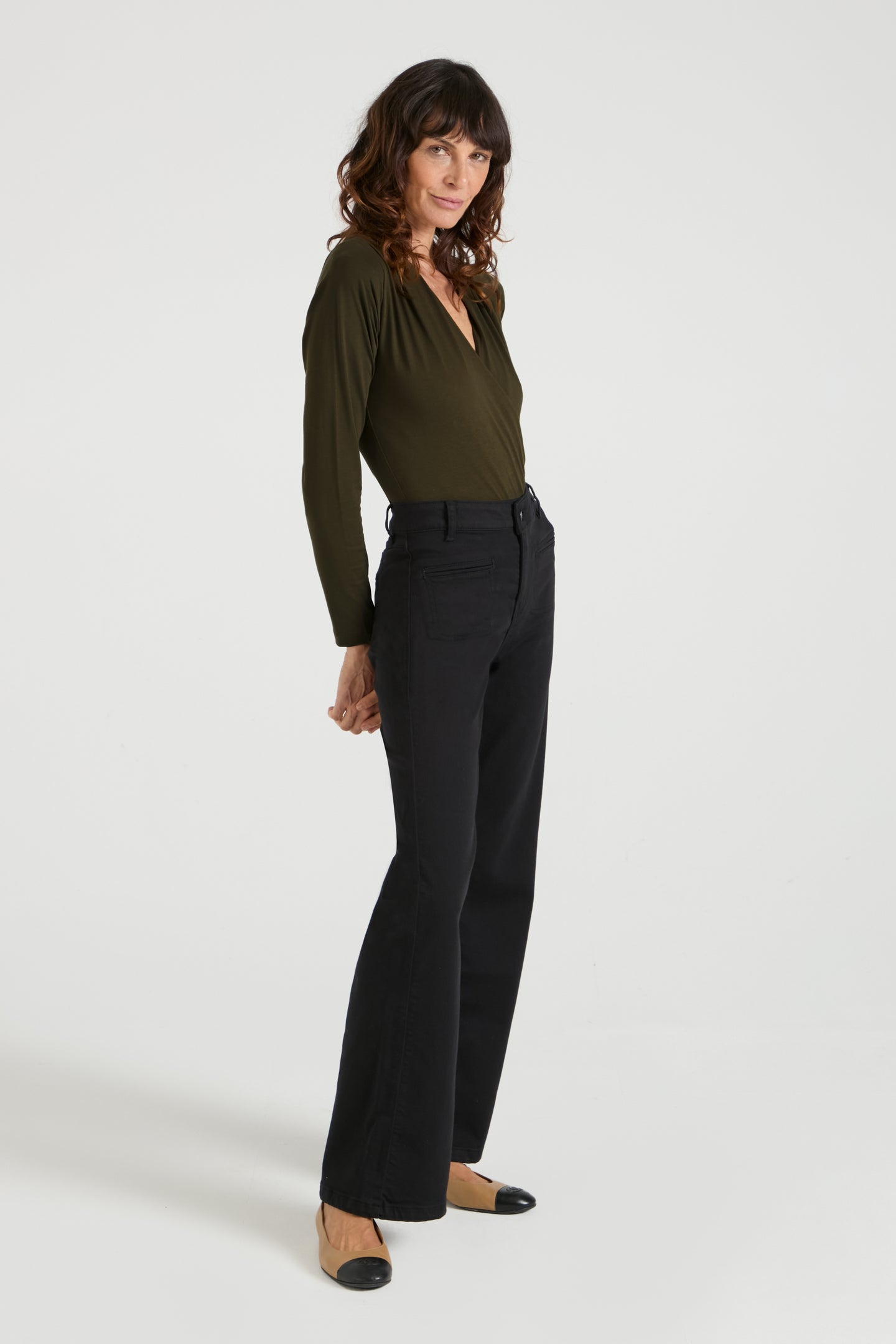 The Crossover Bodysuit | Forest [Dark Green]